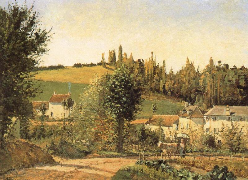 Camille Pissarro Pang map neighborhoods Schwarz France oil painting art